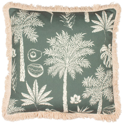 COLONIAL PALM 45X45 CUSHION CASE FOREST