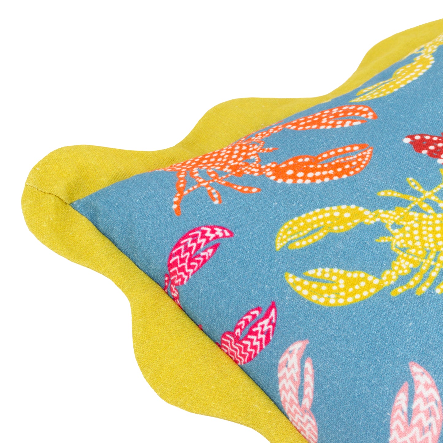 CRUSTACEANS 50X50 CUSHION CASE AQUA