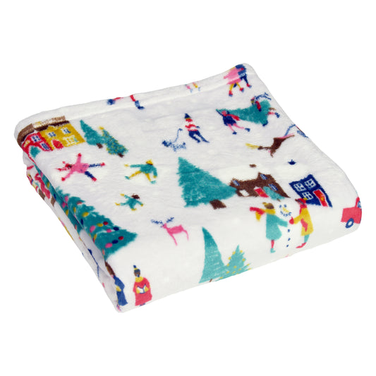 CHRISTMAS TOGETHER 130X150 THROW MULTI