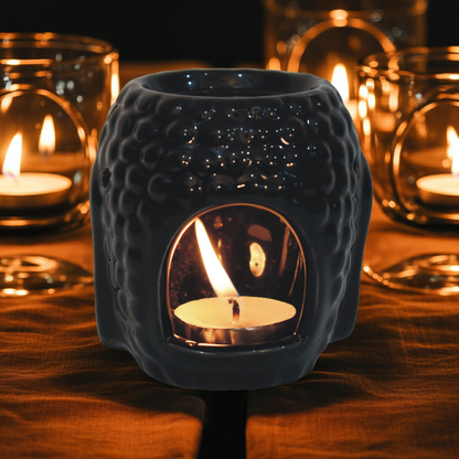 Black Buddah Oil Burner (Lotus)