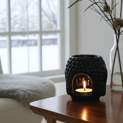 Black Buddah Oil Burner (Lotus)
