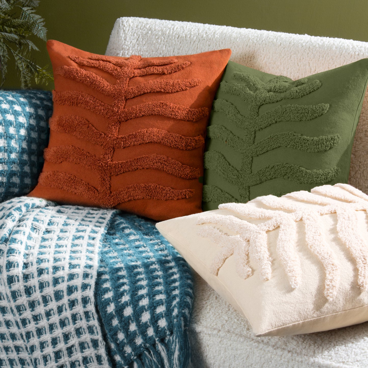DAKOTA 45X45 CUSHION CASE FOREST