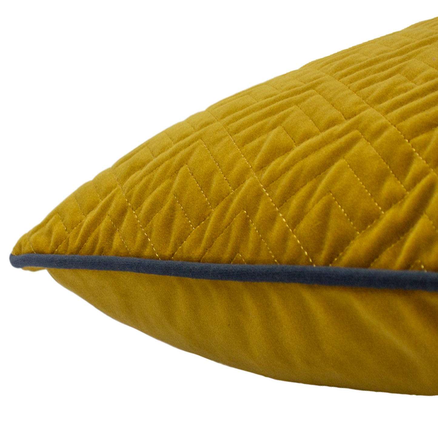 DECO 50X50 C/CASE MUSTARD/NAVY