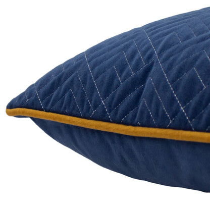 DECO 50X50 C/CASE NAVY/MUSTARD