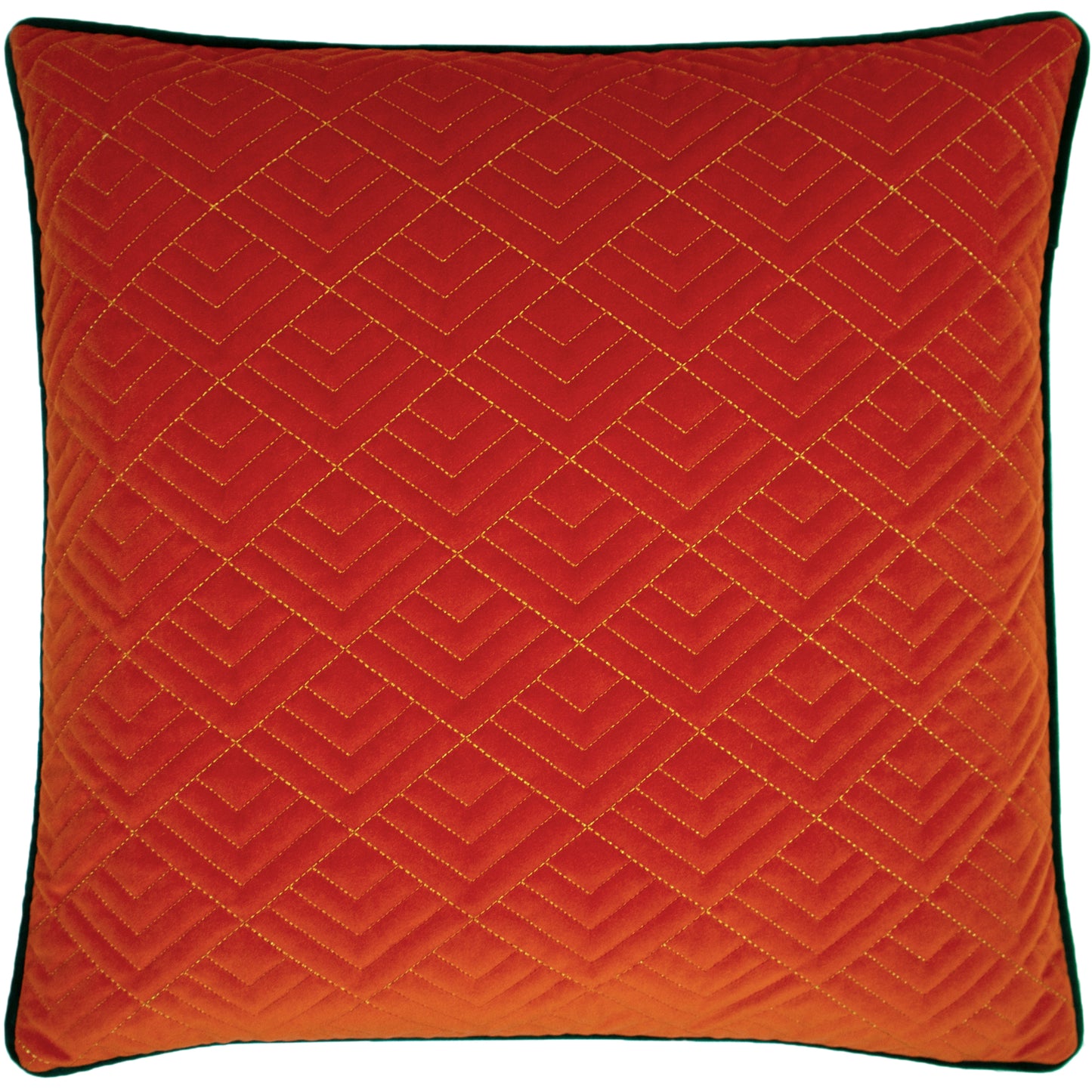DECO 50X50 C/CASE RUST/EMERALD