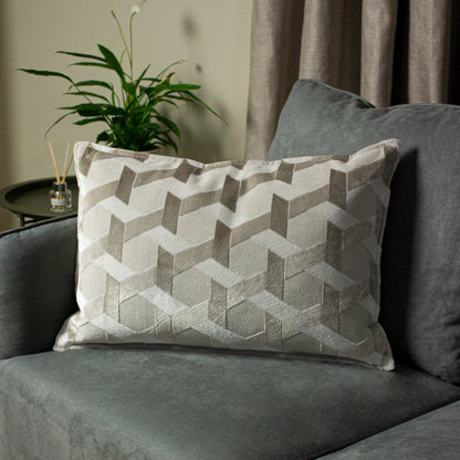 DELANO 40X60 C/CASE IVORY/TAUPE