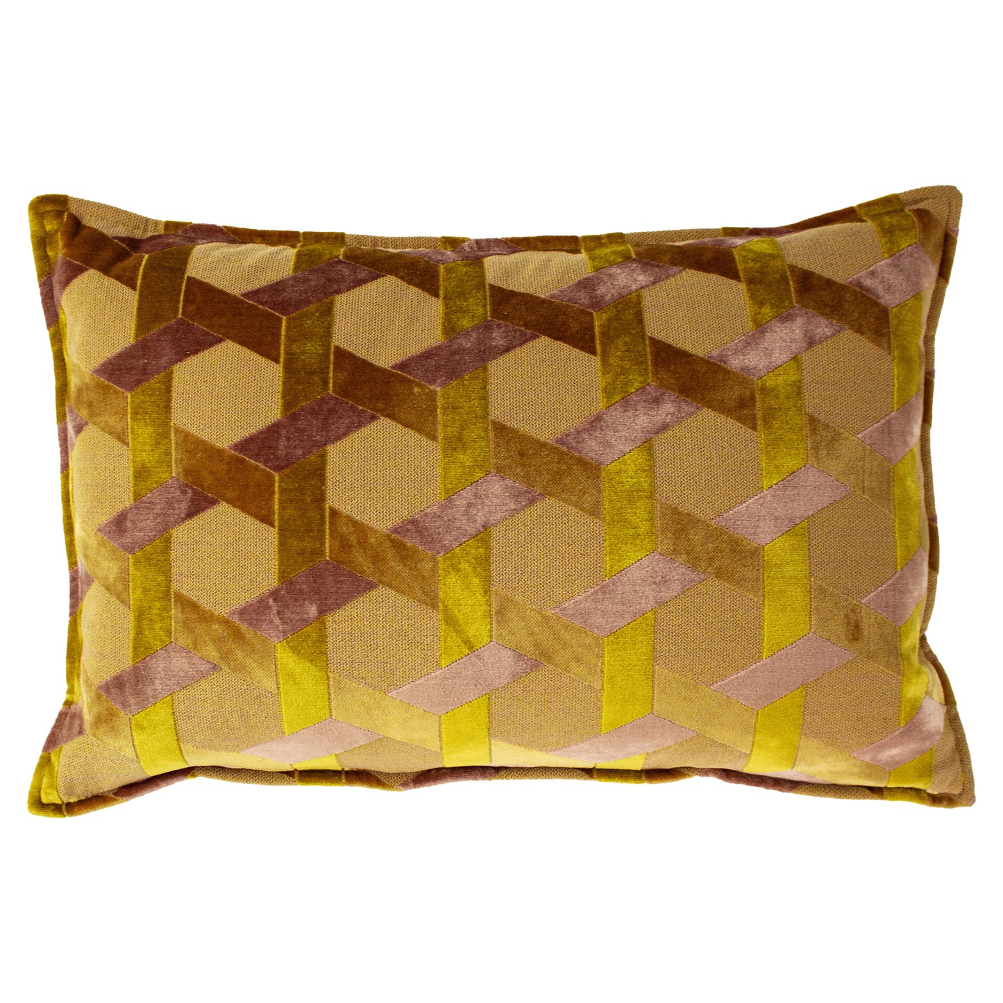 DELANO 40X60 C/CASE OCHRE/BLUSH