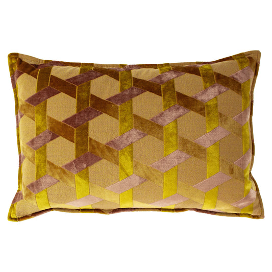 DELANO 40X60 C/CASE OCHRE/BLUSH