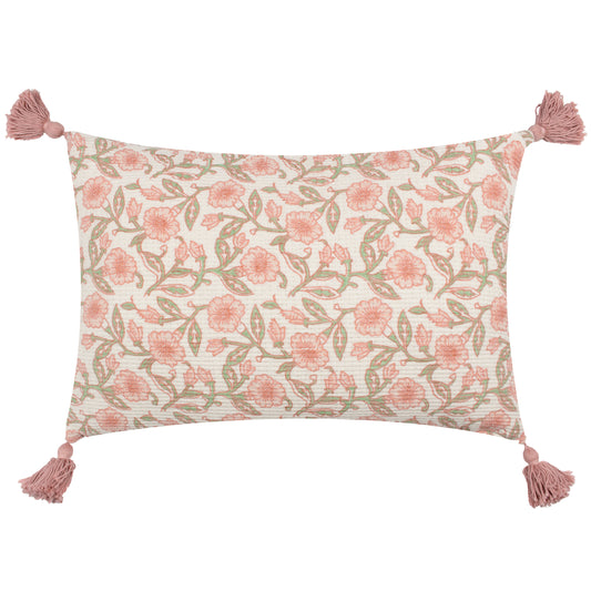 DELPHINE 40X60 CUSHION CASE CORAL