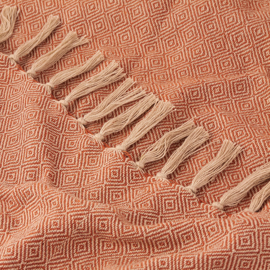 DESSA 130X180 OUTDOOR THROW TERRACOTTA