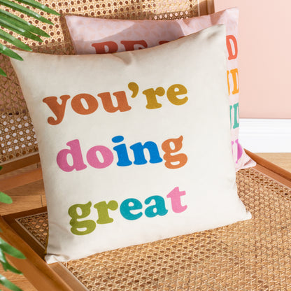 DOING GREAT 43X43 CUSHION CASE MULTI