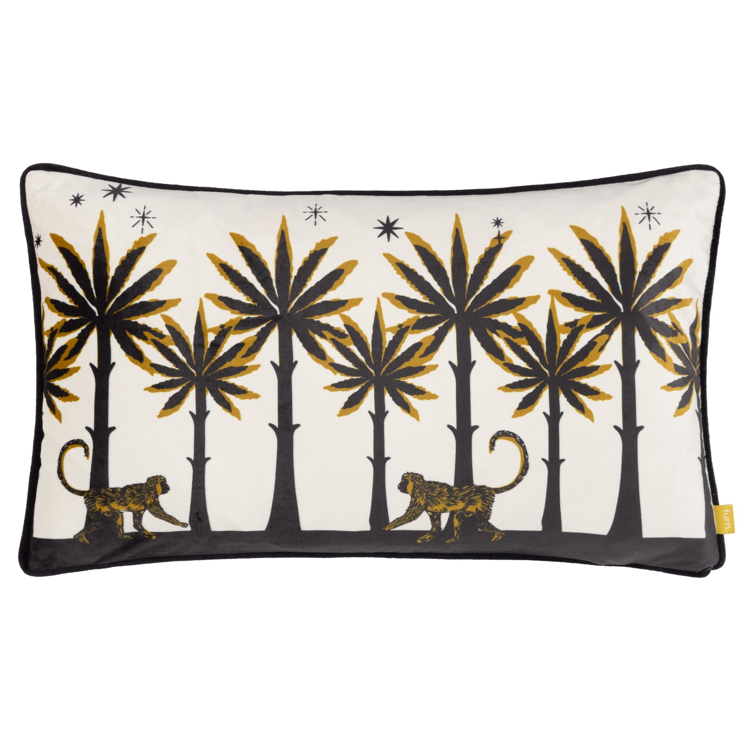 DESERT MONKEY 30X50 CUSHION CASE IVORY