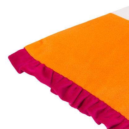 DOLCE VITA 30X50 CUSHION CASE ORANGE/PINK
