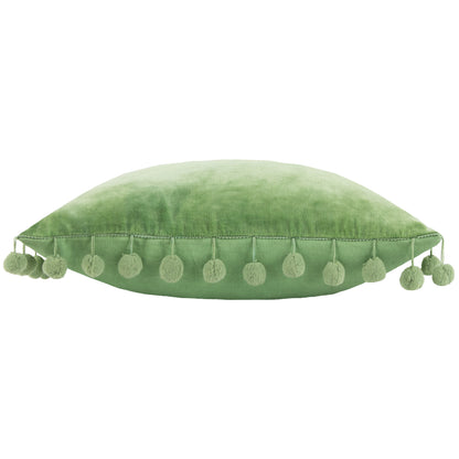DORA 45X45 CUSHION CASE LEAF GREEN