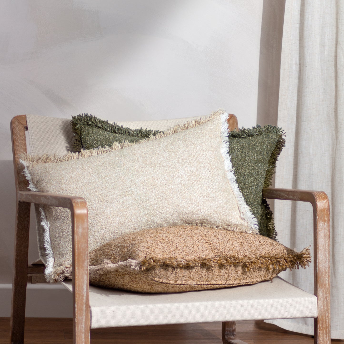 DOZE 40X60 CUSHION CASE BISCUIT