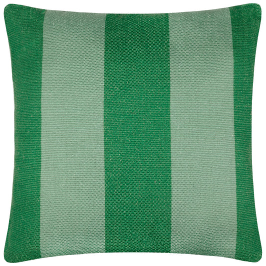 DECK STRIPE 59X59 OUTDOOR CUSHION CASE GREEN