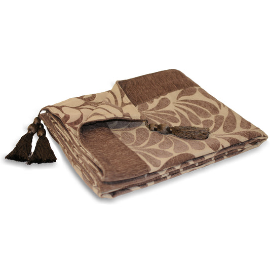 DUBAI THROW 145X180 MOCHA