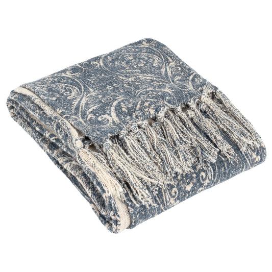 DURELLE 130X170 THROW DELPH BLUE