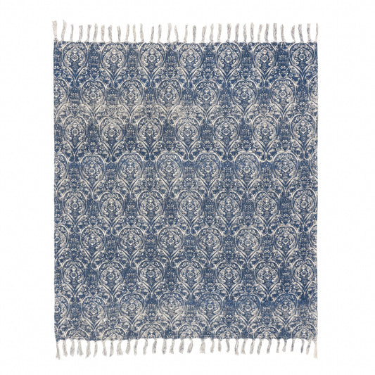 DURELLE 130X170 THROW DELPH BLUE
