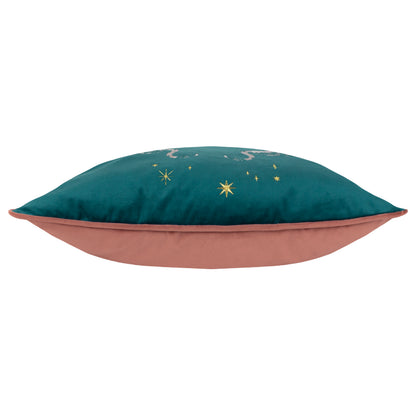 DUSK FLAMINGO 50X50 CUSHION CASE TEAL