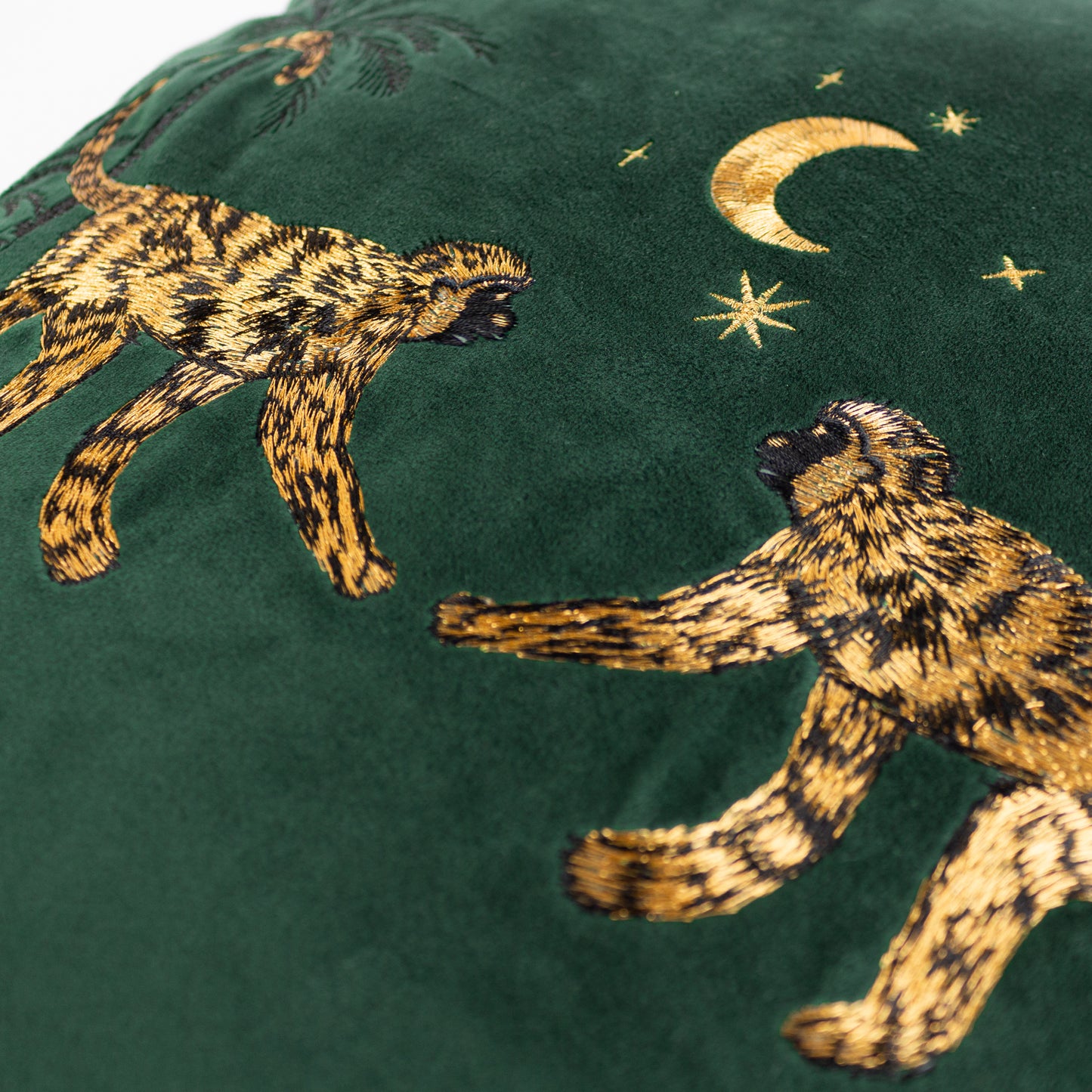 DUSK MONKEY 50X50 CUSHION CASE EMERALD