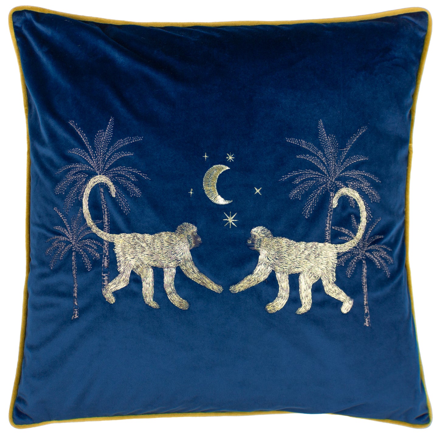 DUSK MONKEY 50X50 CUSHION CASE NAVY