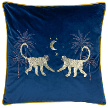 DUSK MONKEY 50X50 CUSHION CASE NAVY