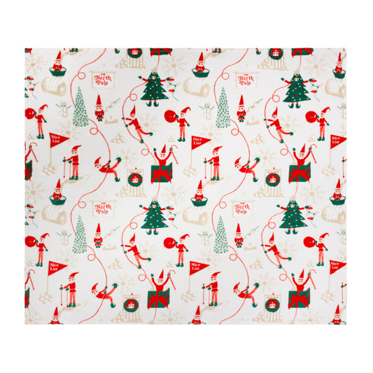 ELFIE 130X150 THROW CREAM/MINT