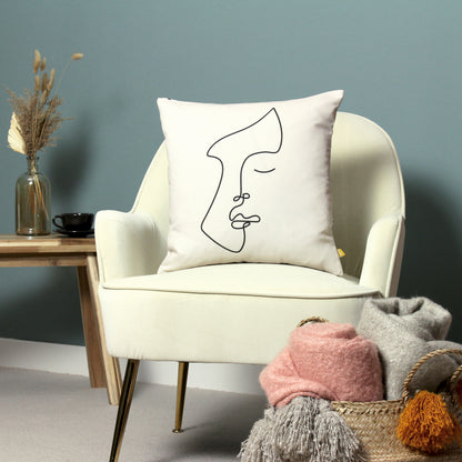 EMILE 43X43 CUSHION CASE ECRU