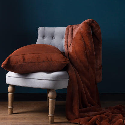 EMPRESS CUSHION CASE 45X45 RUST