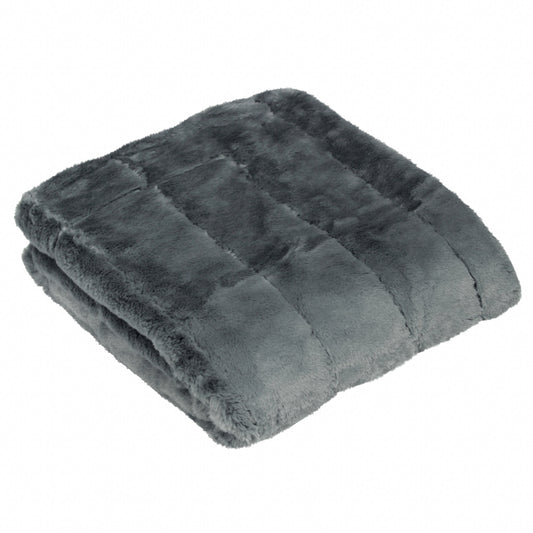 EMPRESS THROW 130X180 CHARCOAL