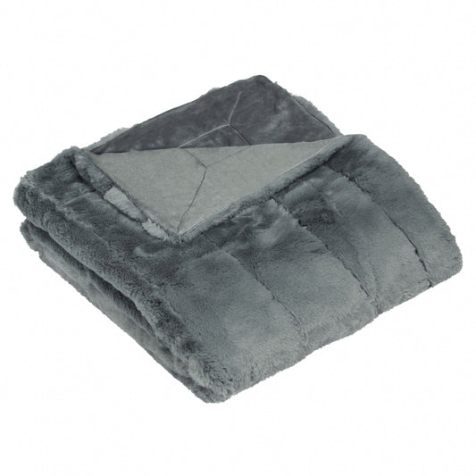 EMPRESS THROW 130X180 CHARCOAL
