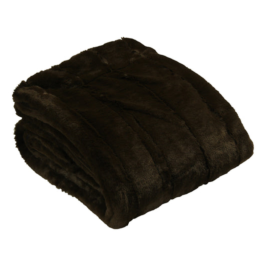 EMPRESS THROW 130X180 CHOCOLATE