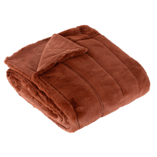 EMPRESS THROW 130X180 RUST