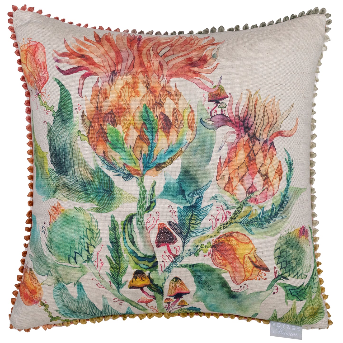 ENCHANTINGTHISTLE 50x50 CUSHION CASE MARIGOLD
