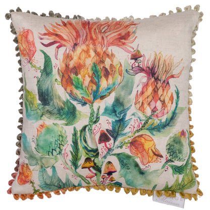 ENCHANTINGTHISTLE 30x30 CUSHION CASE MARIGOLD