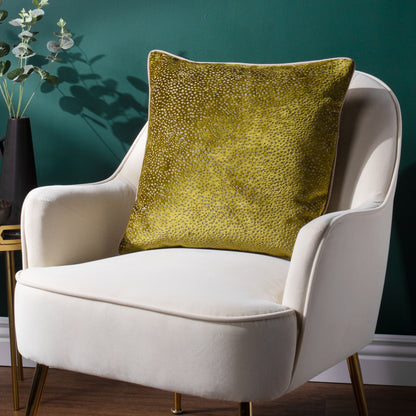 ESTELLE 45X45 CUSHION CASE MOSS/TAUPE