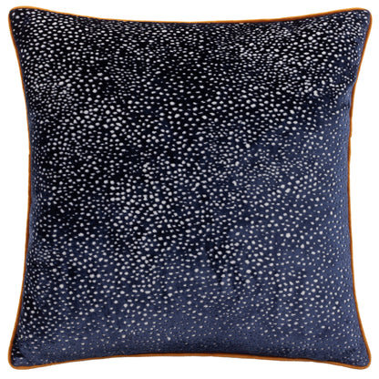 ESTELLE 45X45 CUSHION CASE NAVY/GINGER