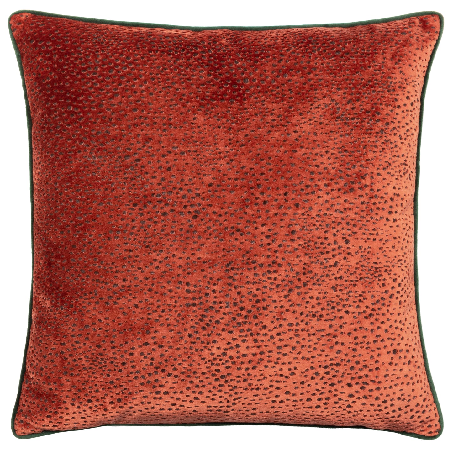 ESTELLE 45X45 CUSHION CASE PAPRIKA/TEAL