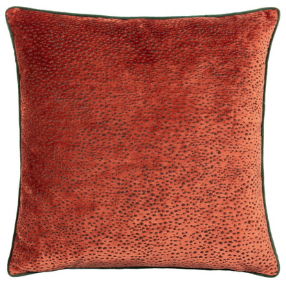 ESTELLE 45X45 CUSHION CASE PAPRIKA/TEAL