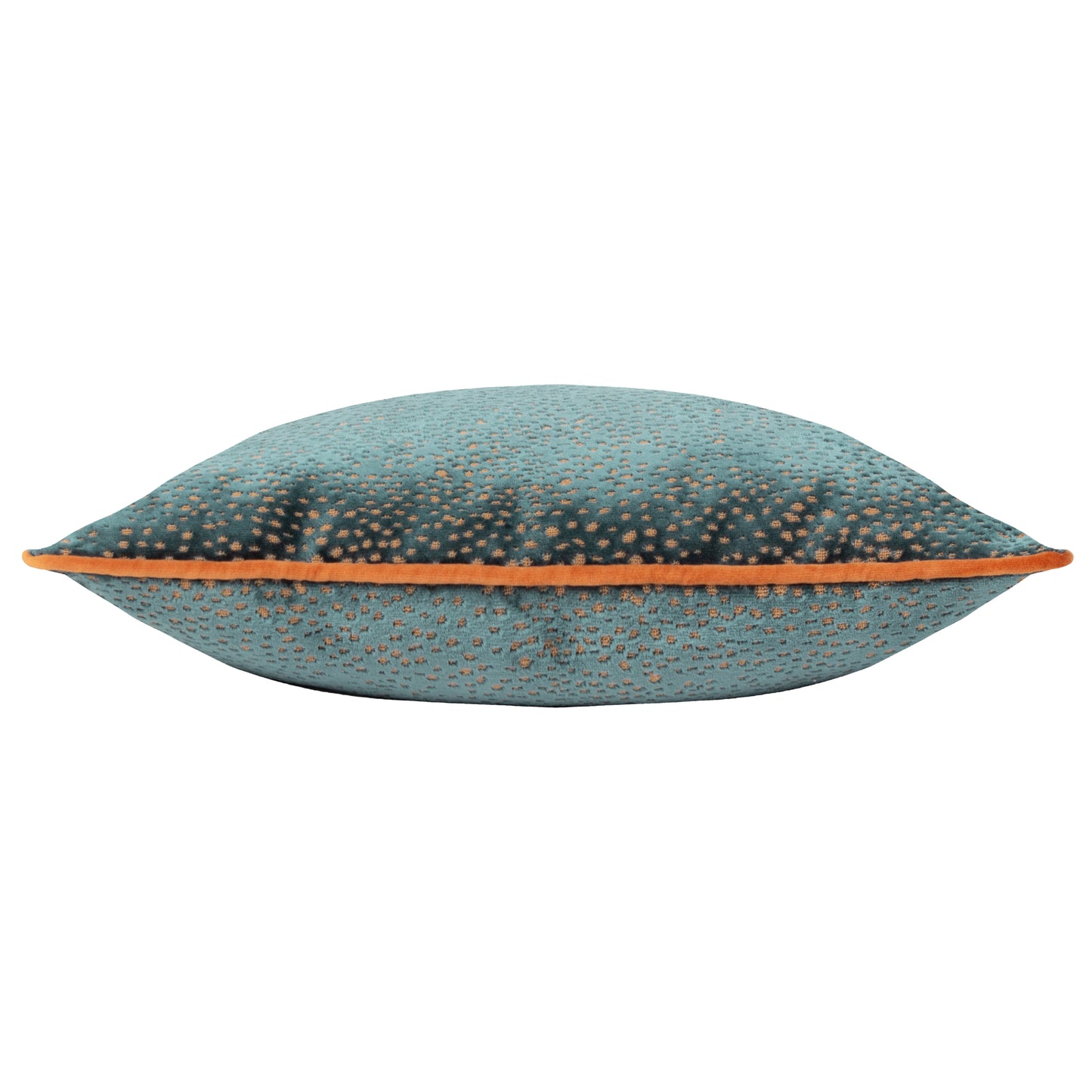 ESTELLE 45X45 CUSHION CASE TEAL/RUST