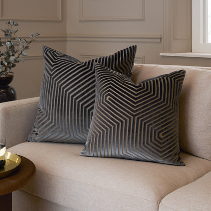 EVOKE 45X45 CUSHION CASE CHARCOAL