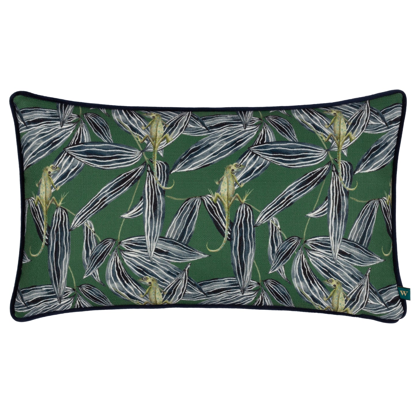 EBON WILDS NKIRU 30X50 CUSHION CASE GREEN