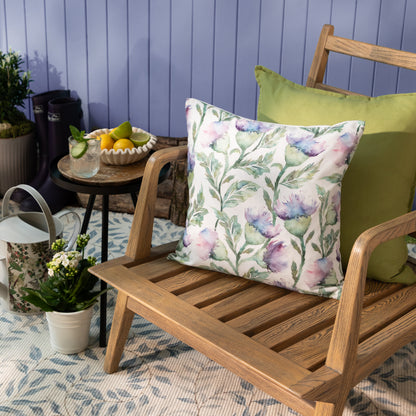 EXPRESSIVE THISTLE 43X43 OUTDOOR CUSHION CASE MULTI