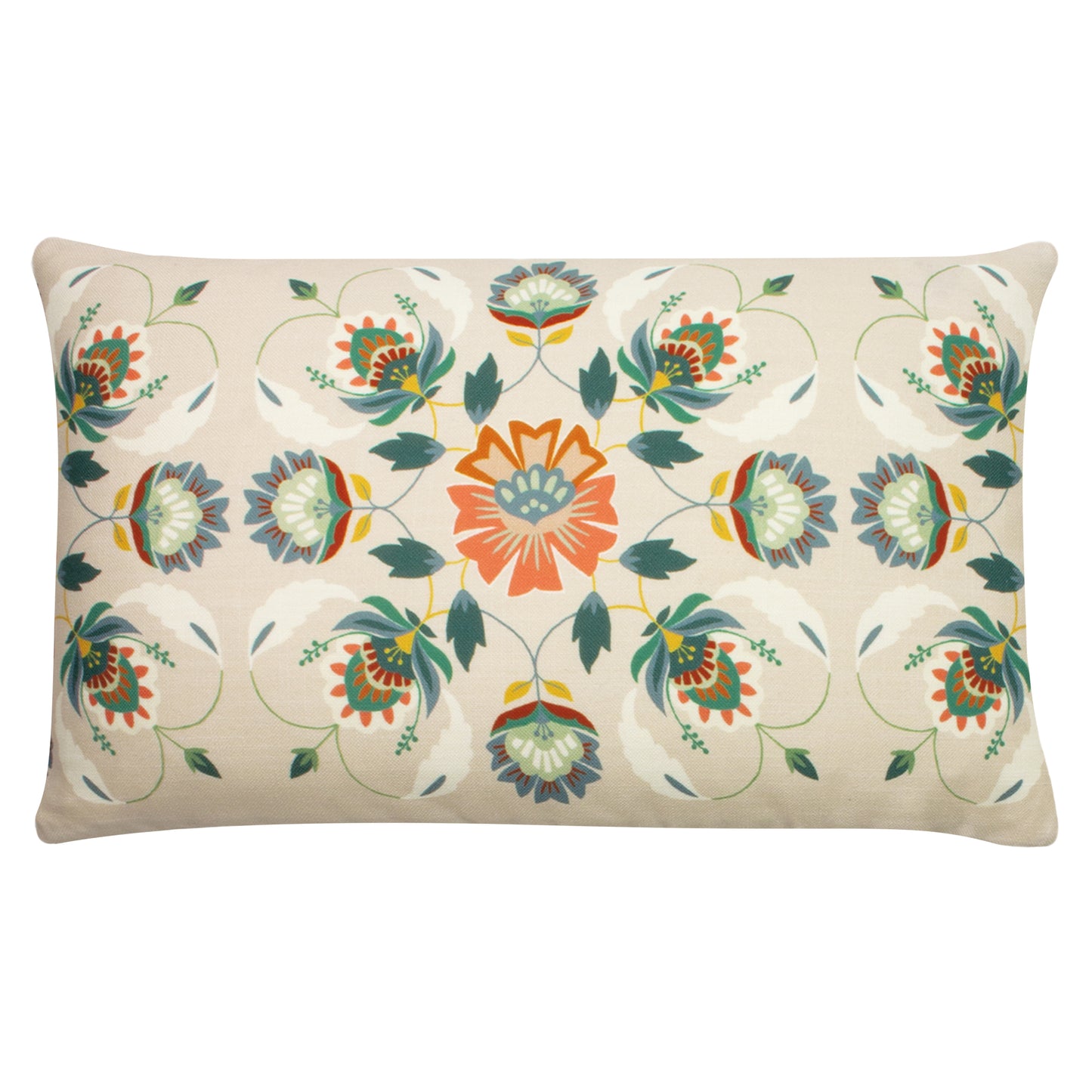 FOLK FLORAL 30X50  CCASE MULTI