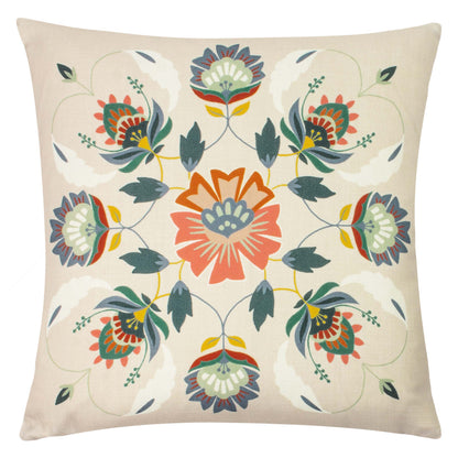 FOLK FLORAL 43X43 CCASE MULTI