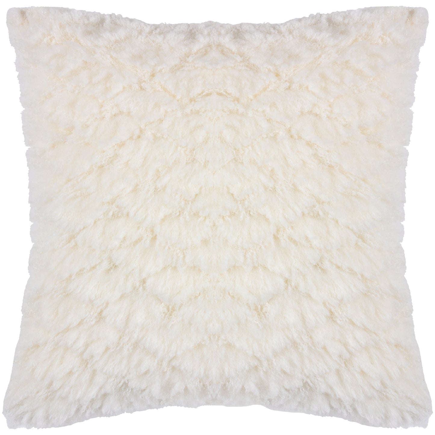 FLUFF BALL 45X45 CUSHION CASE DREAMY CREAM