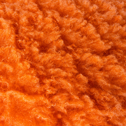 FLUFF BALL 45X45 CUSHION CASE ORANGE FEVER