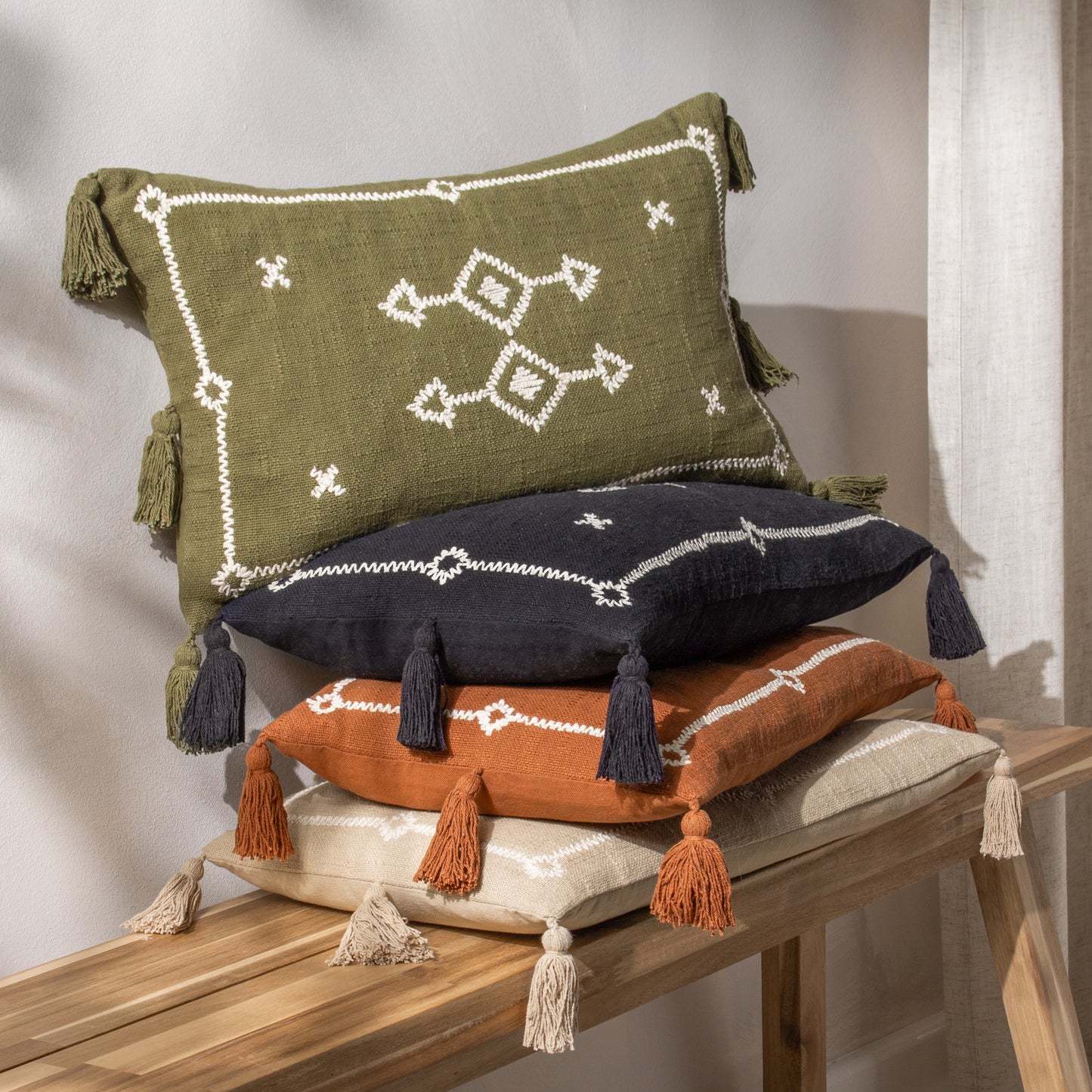 FOLIS 30X50 CUSHION CASE KHAKI