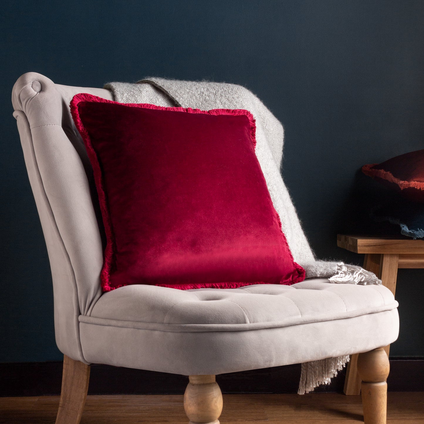 FREYA 45X45 CUSHION CASE BERRY